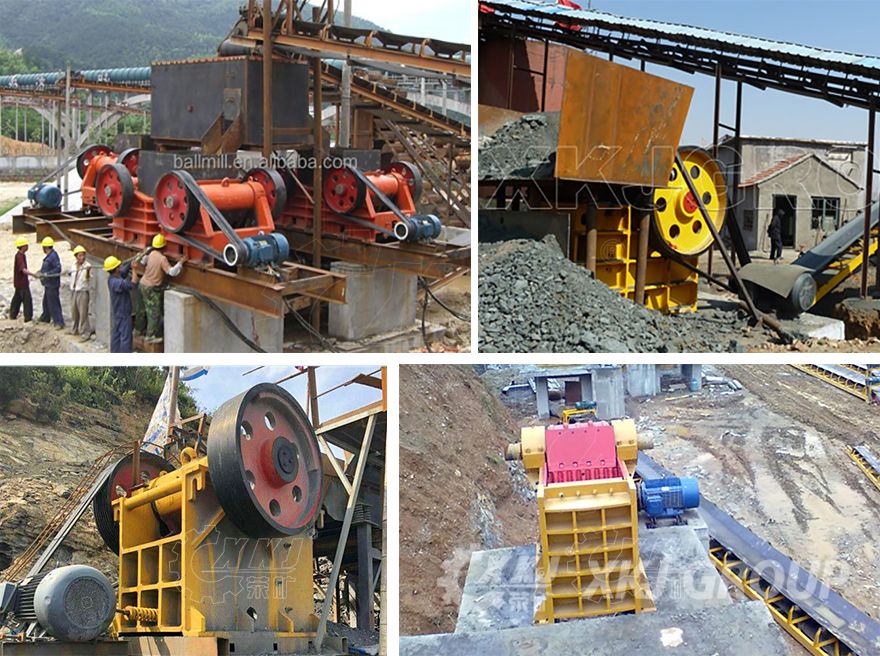 Jaw crusher site