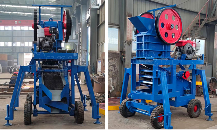 Mobile Jaw Crusher With Vitbrating Screen
