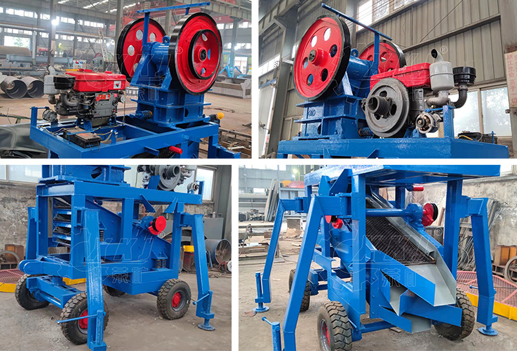 Mobile Jaw Crusher With Vitbrating Screen