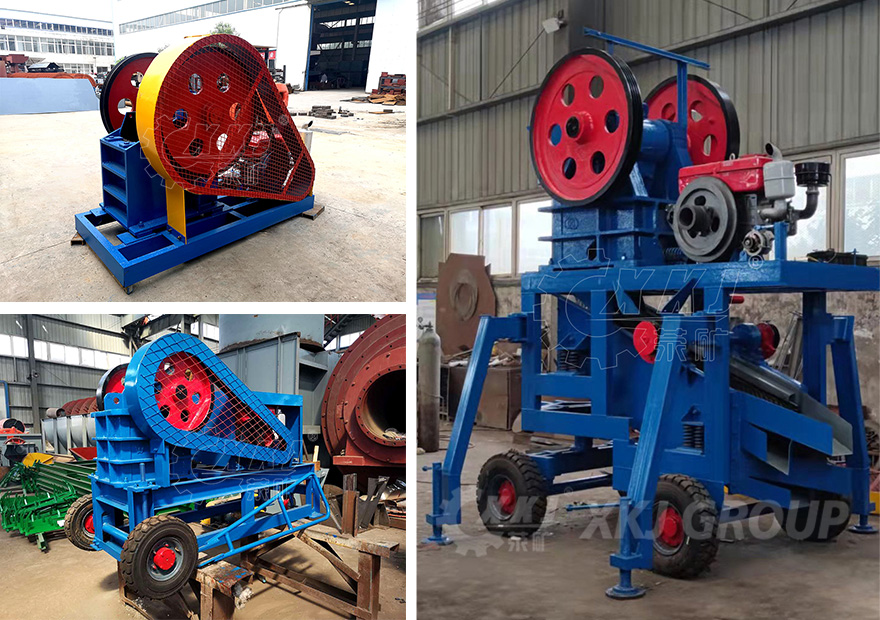 stone jaw crusher diesel