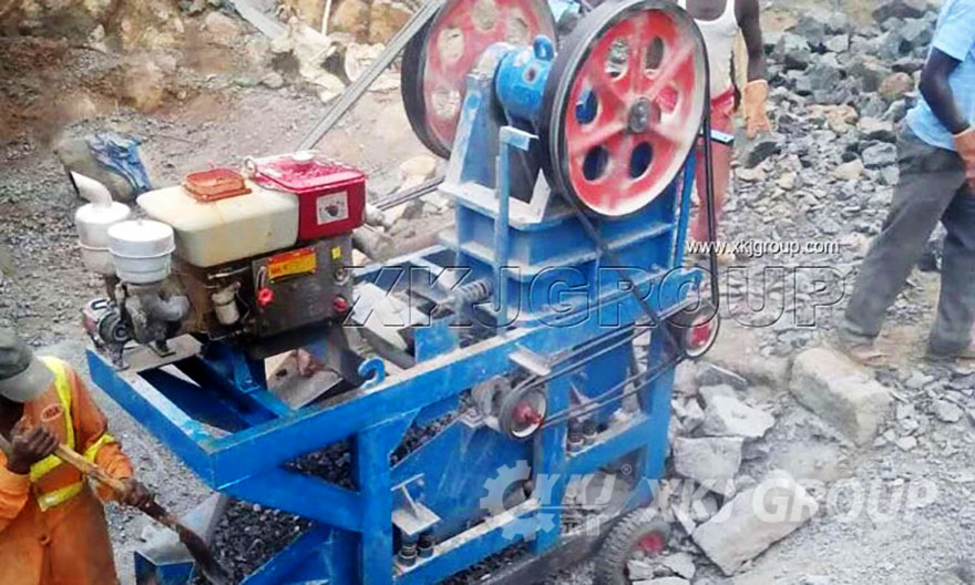 Diesel Jaw Crusher case