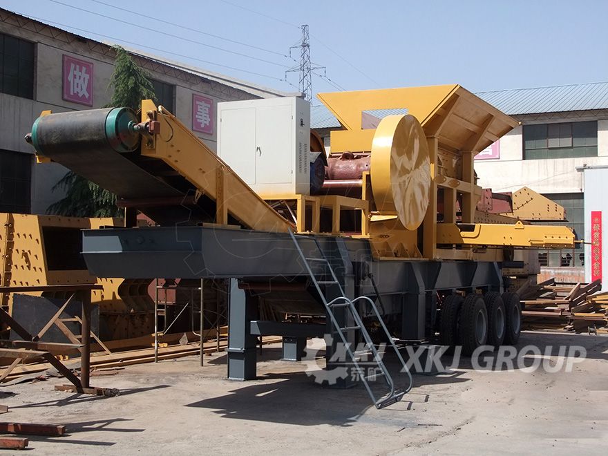 Mobile jaw crusher