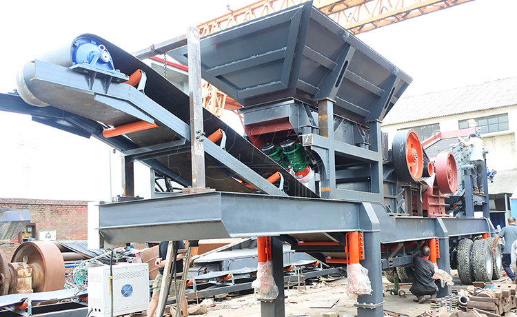 Wheeled Jaw Crusher Mobile Crushing Station Wheeled Jaw Crusher Mobile Crushing Station