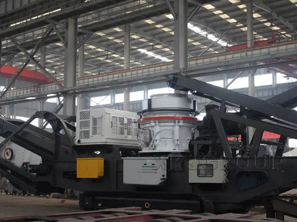 Crawler mobile cone crusher