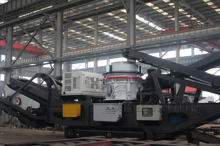 Crawler mobile cone crusher