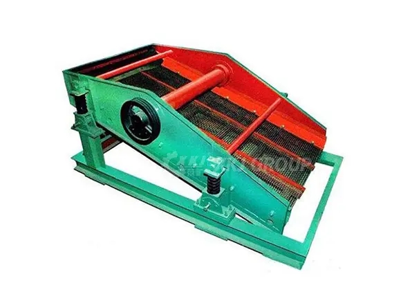 Vibrating screen with auto centering