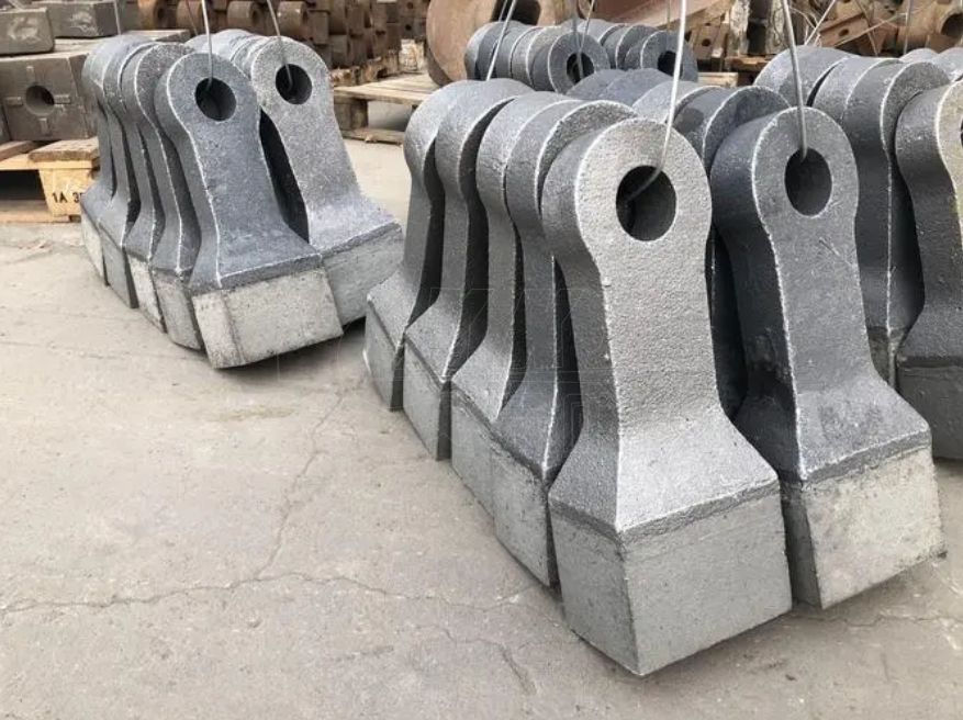 hammer head of a crusher