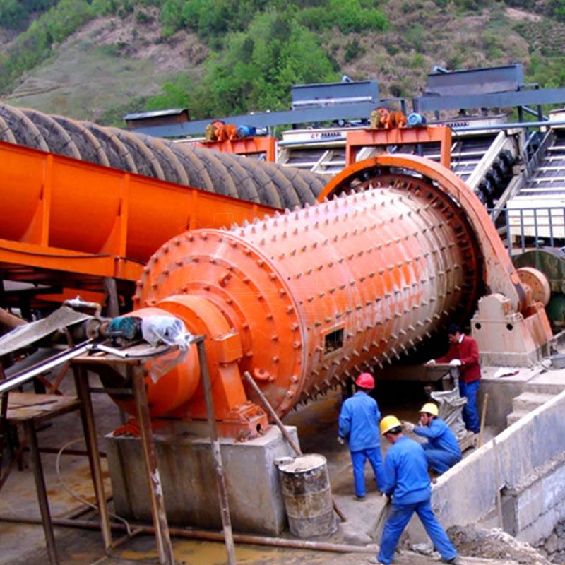 Ore dressing ball mill