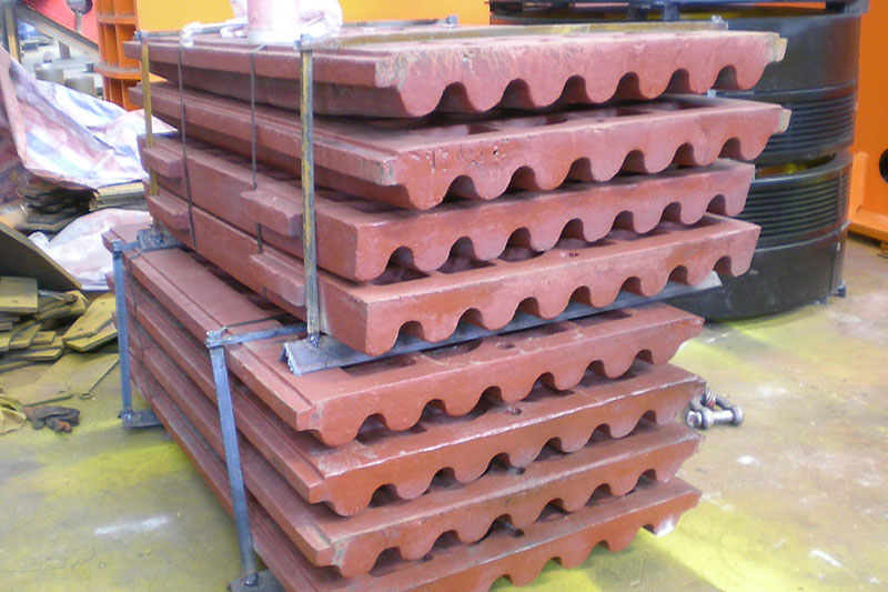 Jaw crusher jaw plate