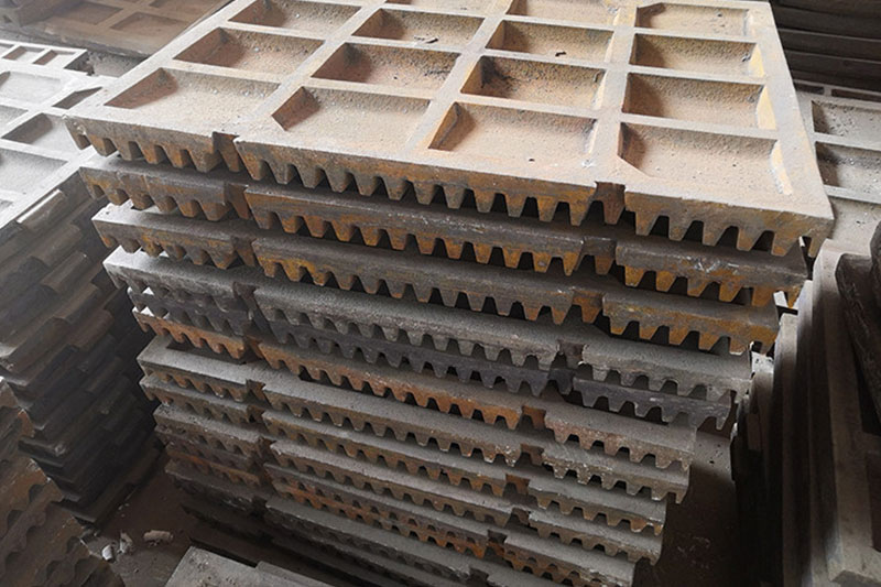 Jaw crusher jaw plate