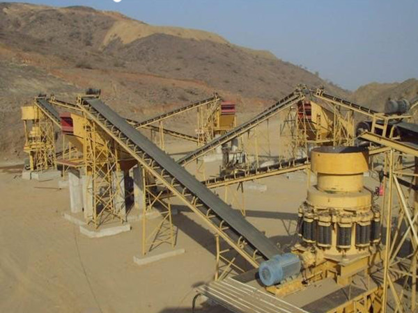 Complete set of basalt sand making line 