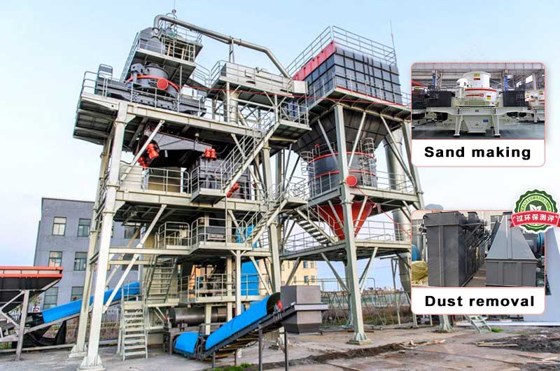 Tower sand making Tower sand making