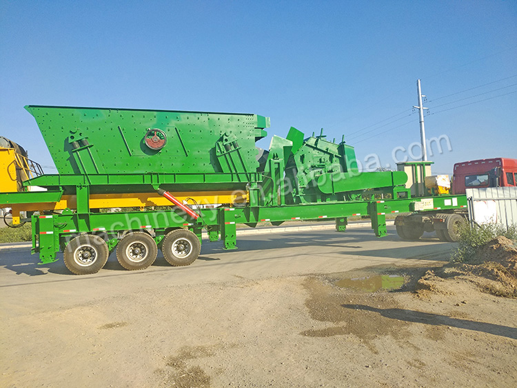 mobile Stone crushing station mobile Stone crushing station