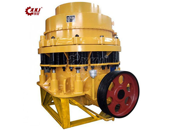 Cone crusher for gold ore with a process